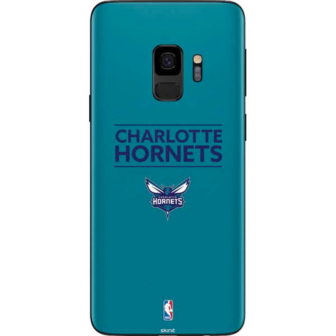 NBA Charlotte Hornets Standard - Blue Galaxy S9 Skin
