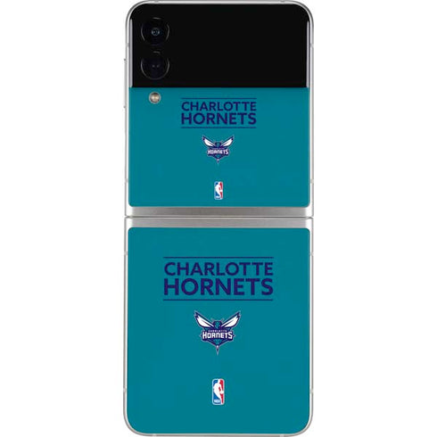 NBA Charlotte Hornets Standard - Blue Galaxy Z Flip3 5G Skin