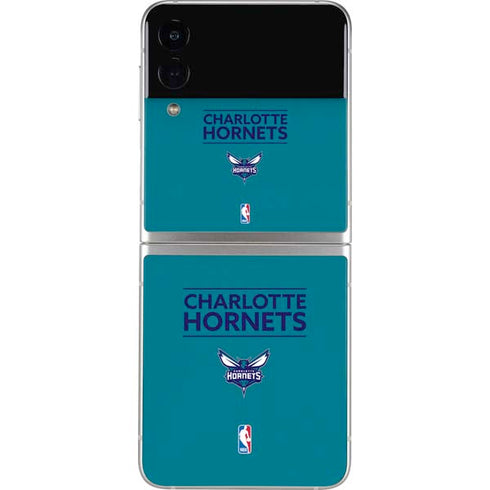 NBA Charlotte Hornets Standard - Blue Galaxy Z Flip4 5G Skin
