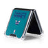 NBA Charlotte Hornets Standard - Blue Galaxy Z Flip5 5G Clear Case
