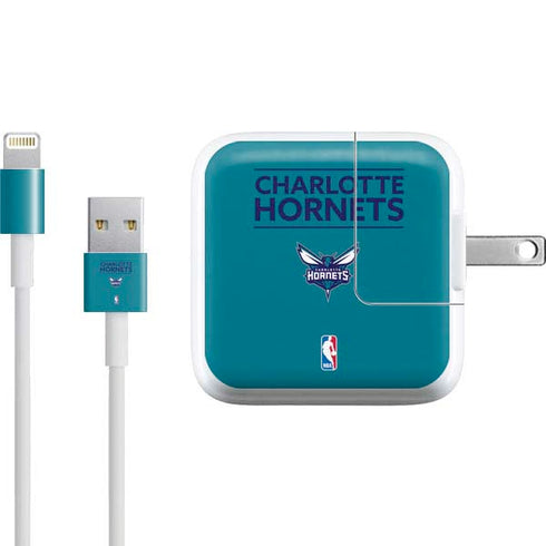 NBA Charlotte Hornets Standard - Blue iPad Charger (10W USB) Skin