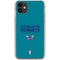 NBA Charlotte Hornets Standard - Blue iPhone 11 Clear Case