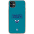 NBA Charlotte Hornets Standard - Blue iPhone 11 Clear Case