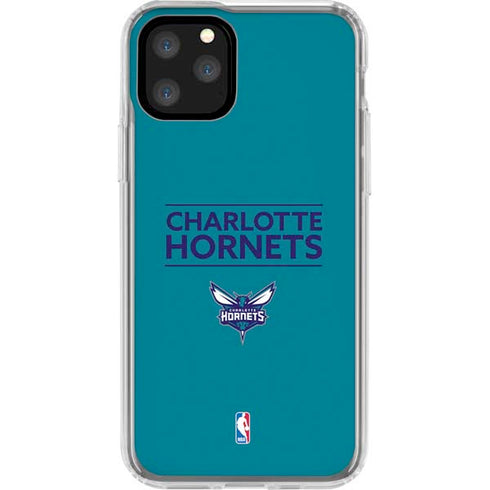 NBA Charlotte Hornets Standard - Blue iPhone 11 Pro Clear Case