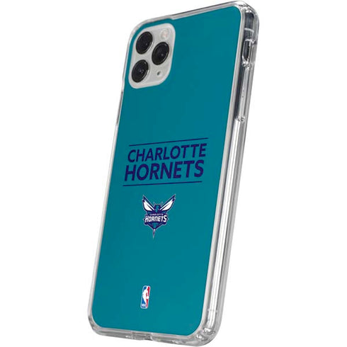 NBA Charlotte Hornets Standard - Blue iPhone 11 Pro Clear Case