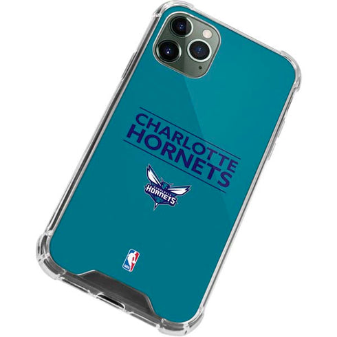 NBA Charlotte Hornets Standard - Blue iPhone 11 Pro Max Clear Case