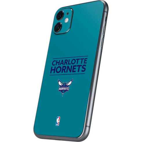 NBA Charlotte Hornets Standard - Blue iPhone 11 Skin