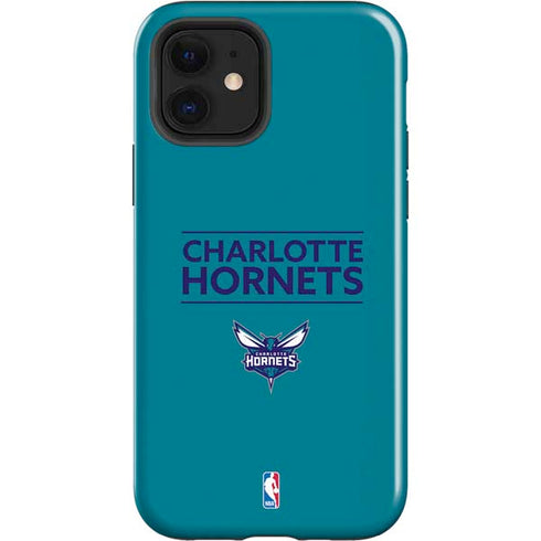 NBA Charlotte Hornets Standard - Blue iPhone 12 Impact Case