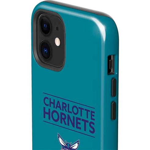 NBA Charlotte Hornets Standard - Blue iPhone 12 Impact Case