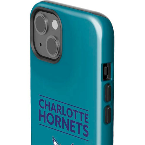 NBA Charlotte Hornets Standard - Blue iPhone 15 Impact Case