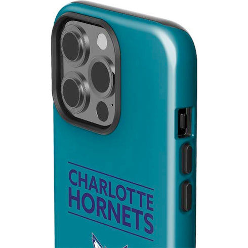 NBA Charlotte Hornets Standard - Blue iPhone 15 Pro Impact Case