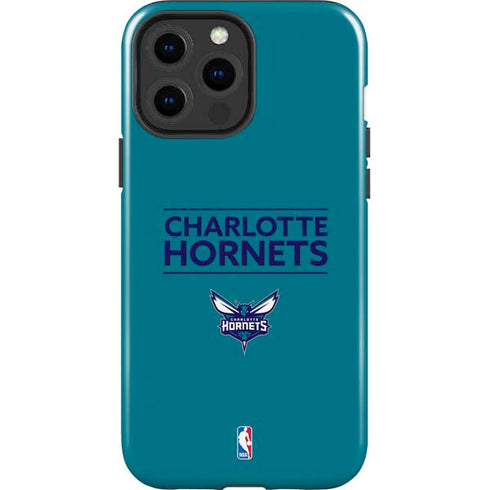 NBA Charlotte Hornets Standard - Blue iPhone 15 Pro Max Impact Case