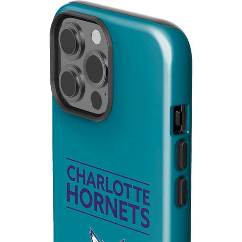 NBA Charlotte Hornets Standard - Blue iPhone 15 Pro Max Impact Case