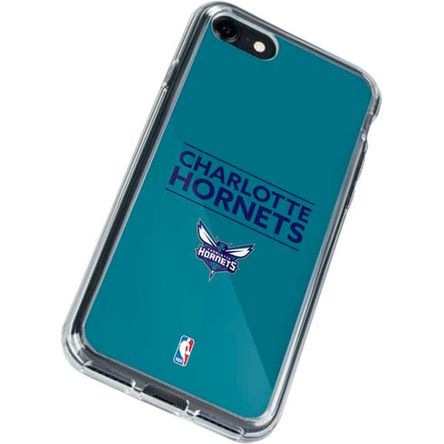 NBA Charlotte Hornets Standard - Blue iPhone SE (2nd & 3rd Gen) Clear Case