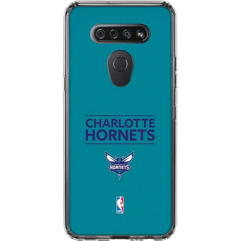 NBA Charlotte Hornets Standard - Blue LG K51/Q51 Clear Case