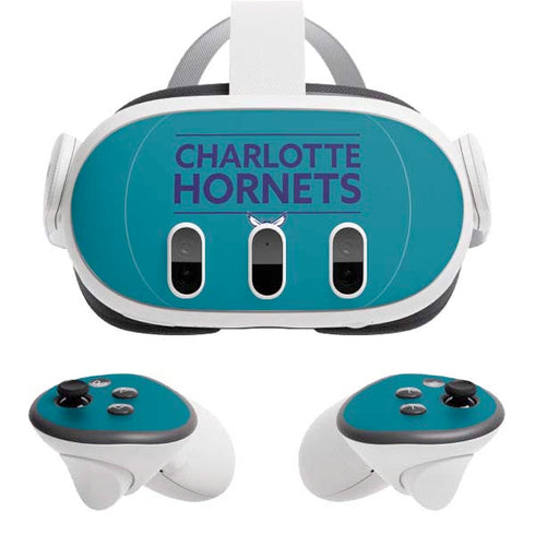 NBA Charlotte Hornets Standard - Blue Meta Quest 3 Skin