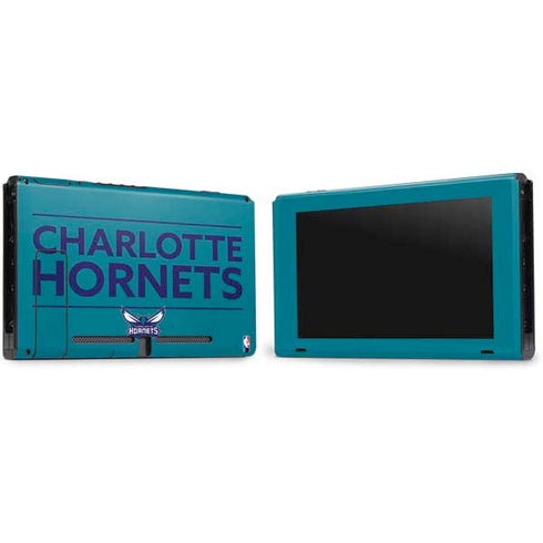 NBA Charlotte Hornets Standard - Blue Nintendo Switch Bundle Skin