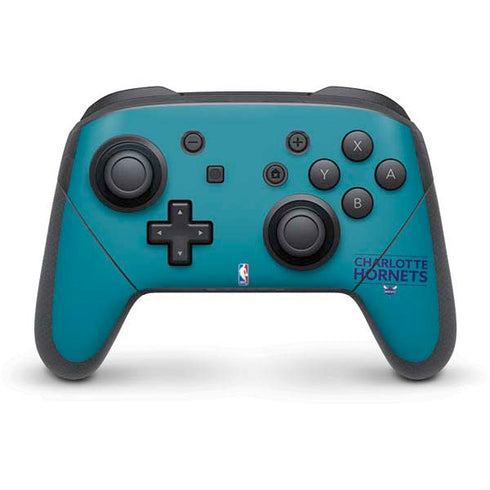 NBA Charlotte Hornets Standard - Blue Nintendo Switch Pro Controller Skin