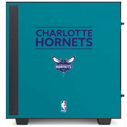 NBA Charlotte Hornets Standard - Blue NZXT H510 Compact ATX Mid-Tower Case Skin