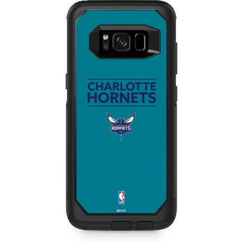 NBA Charlotte Hornets Standard - Blue Otterbox Commuter Galaxy Skin