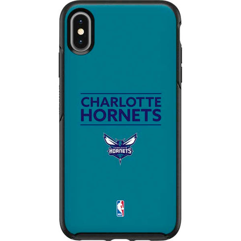 NBA Charlotte Hornets Standard - Blue Otterbox Symmetry iPhone Skin