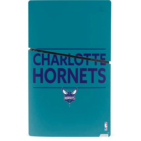 NBA Charlotte Hornets Standard - Blue PS5 Slim Digital Edition Console Skin