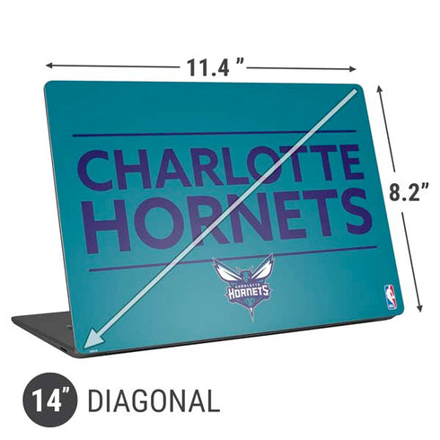 NBA Charlotte Hornets Standard - Blue Universal Laptop 14in (11.4 x 8.2in) Skin
