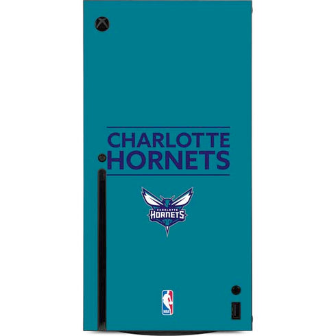 NBA Charlotte Hornets Standard - Blue Xbox Series X Console Skin
