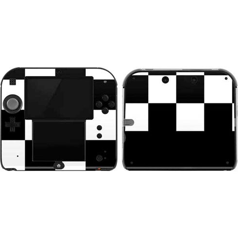 Checkerboard Split Nintendo 2DS Skin