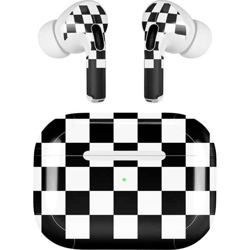 Checkerboard Split AirPods Pro 2nd Gen Skin