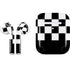 Checkerboard Split Apple AirPods 2 Skin