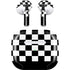 Checkerboard Split Apple AirPods (3rd Gen 2021) Skin