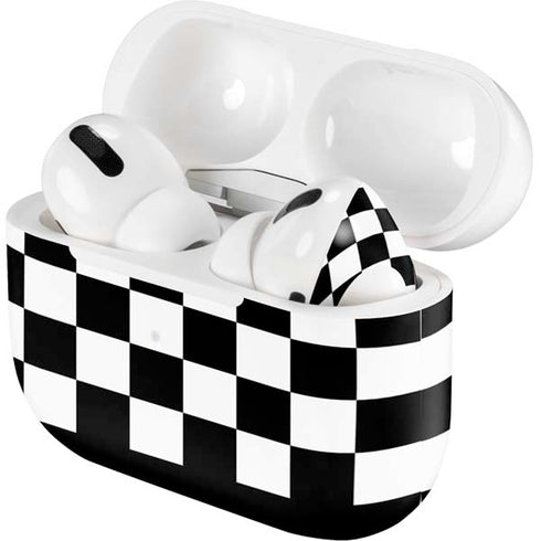 Checkerboard Split Apple AirPods Pro Skin
