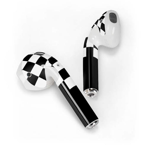 Checkerboard Split Apple AirPods Skin
