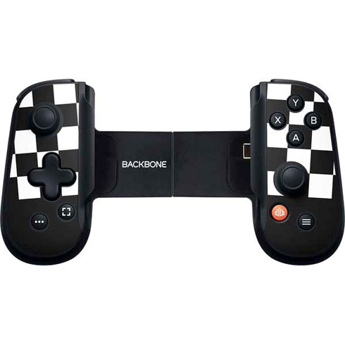 Checkerboard Split Backbone One for iPhone Game Controller Skin