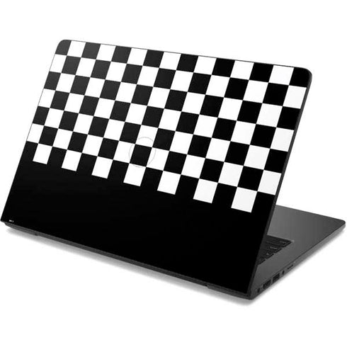 Checkerboard Split Dell Chromebook Skin