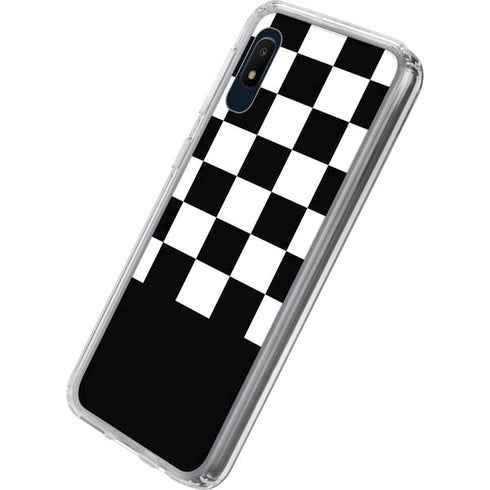 Checkerboard Split Galaxy A10e Clear Case