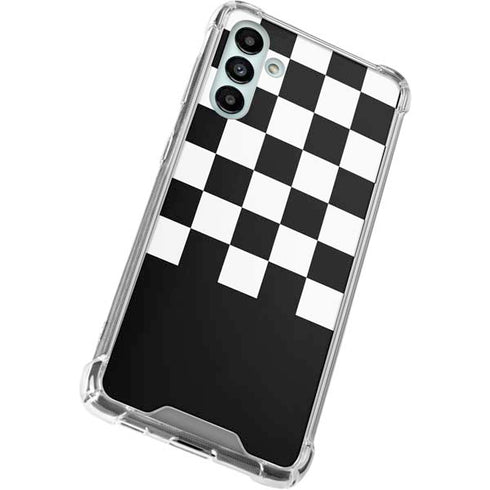 Checkerboard Split Galaxy A13 5G Clear Case