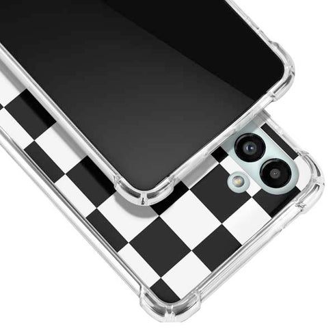Checkerboard Split Galaxy A13 5G Clear Case