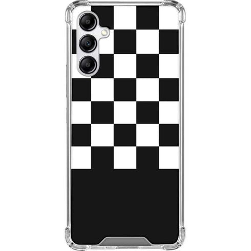 Checkerboard Split Galaxy A14 5G Clear Case