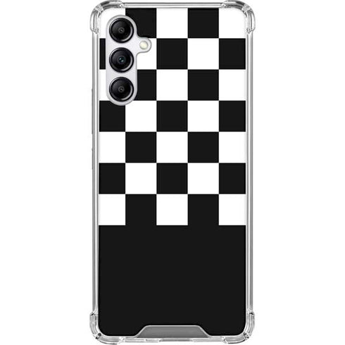 Checkerboard Split Galaxy A15 5G Clear Case