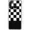 Checkerboard Split Galaxy A21 Clear Case