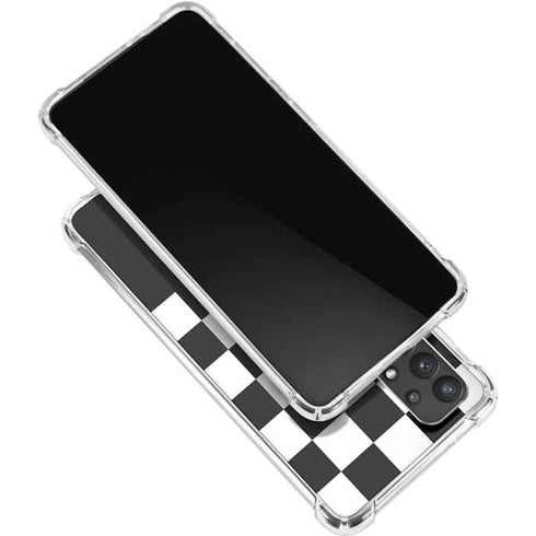 Checkerboard Split Galaxy A32 5G Clear Case