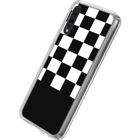 Checkerboard Split Galaxy A50 Clear Case