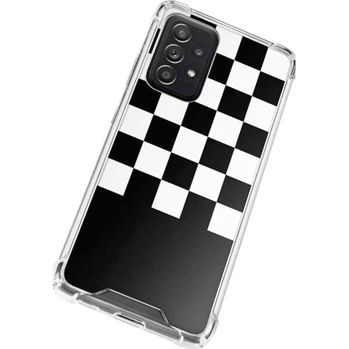 Checkerboard Split Galaxy A52 5G Clear Case