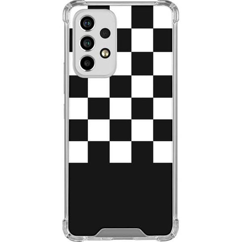 Checkerboard Split Galaxy A53 5G Clear Case