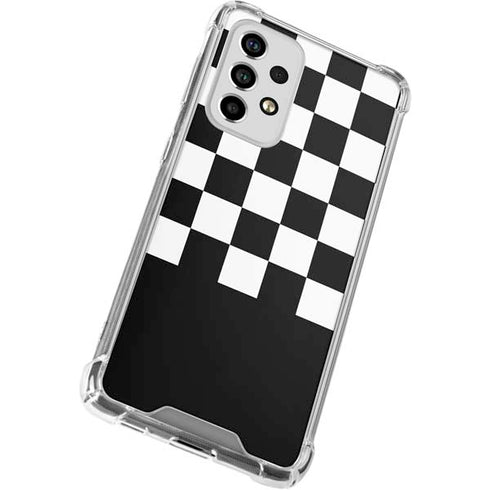 Checkerboard Split Galaxy A53 5G Clear Case