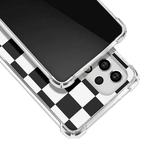 Checkerboard Split Galaxy A53 5G Clear Case