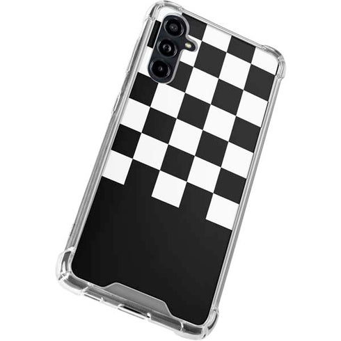 Checkerboard Split Galaxy A54 5G Clear Case