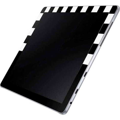 Checkerboard Split Galaxy Book 12in Skin